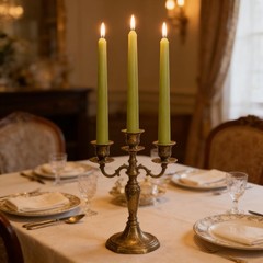 12-Pack Olive Green Taper Candles, 10 10 inches x 0.87 inches,