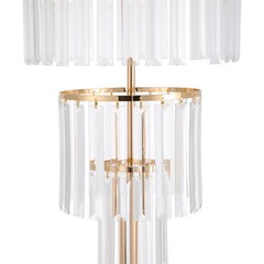 4-Tier Wedding Flower Stand Gold Acrylic Wedding Centerpieces Vases Table Decor