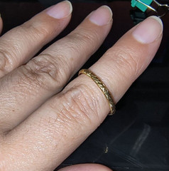 Adjustable Aluminum Wedding Rings Pkg Approx. 60