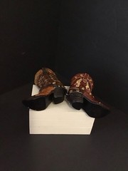 Vintage Mini Cowboy Boots – Western Wedding Cake Toppers, Rustic Accent