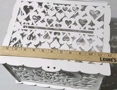 Rustic Mr & Mrs. Wedding Money Box Holder, Lock Slot, Lock & Key, Card Sign, New