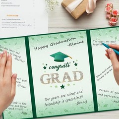 Unique 2026 Graduation Guest Book Alternative – Collect Heartfelt Wishes
