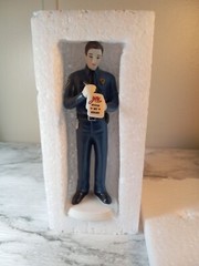 Weddingstar 9351 Love Citation Policeman Groom Cake Topper Hand Paint Porcelain