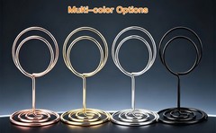 26PCS Mini Table Number Holders,Place Card Holder – Photo Holders for Tables,