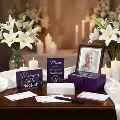 112 Pcs Celebration of Life Memory Cards Set Share a Memory Cards with Box 2 …
