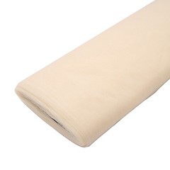 Ivory TULLE NET FABRIC 54″ wide x 40 yards Bolt Crafts Sewing Put-up Wedding
