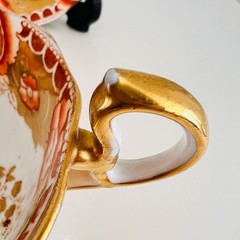 Royal Albert Gladiola Teacup and Saucer – Avon Shape, Crown China, 1950s Floral
