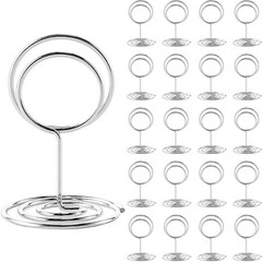 26PCS Mini Table Number Holders,Place Card Holder – Photo Holders for Tables,