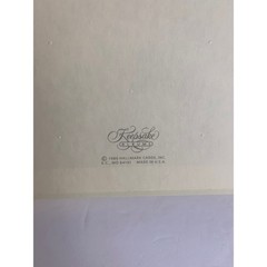 Vintage 1986 Hallmark Keepsake Wedding Photographs Album Floral Made in USA