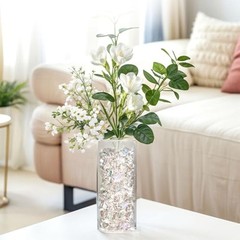 Dazzling Clear Fake Ice Rocks, 150PCS Clear Holographic Acrylic Crushed ICES