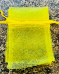 50 Sunflower Yellow Birdseed Bags, Organic Wedding Toss All Natural Eco-friendly