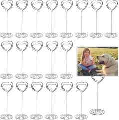Table Number Card Holders Place Card Holder, 25 Pack Picture Holders for Tables,