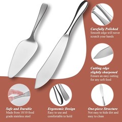 Cake Cutting Set for Wedding, Cake Knife and Server Set Classic Design Christmas