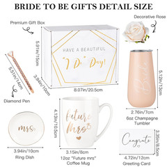 Bride to Be Gifts Box – Bridal Shower Gifts – Bachelorette Gift for Bride, Engag