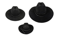 12 pcs 2″ 3″ 4″Mini Cowboy Hat Western Wedding Decoration Red Brown Black White