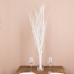 6 White Extra Long 46″ Birch Tree Branches Vase Fillers FLOWERS STEMS Wedding