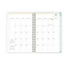 Day Designer 2025-2026 Weekly and 5″ x 8″ Secret Garden Mint- 2025/2026