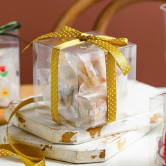 30 PCS Clear Favor Boxes,4 x 4 x 4 inch Plastic Clear Gift Boxes for Wedding,Bir