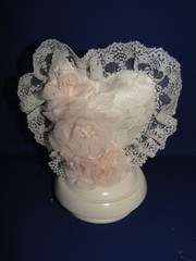 New Vintage Wilton «Lacy Elegance » Wedding Cake Top, pink , 109-2003