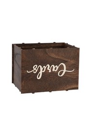 1 PCS Wood Wedding Card Box With Lid Envelope Money Gift Post Box 12×9 In