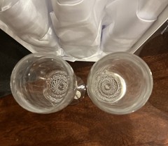 Set Of 2 Crystal Champagne Flutes THINGS REMEMBERED – Made In Poland – Box Incl