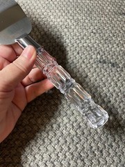 Acrylic & Stainless Steel Cake Server By Forever Favors #843110 NEW OPEN BOX