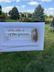 Mother Of The Groom Glass Cups With Lids Straws For Wedding Engagement shower