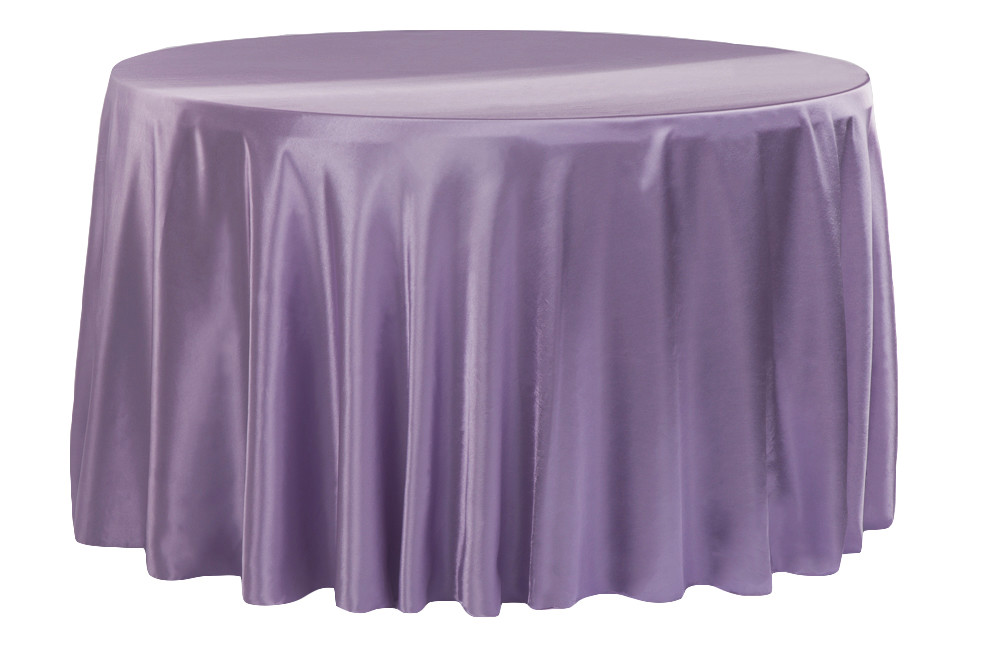 9 PACKS Round SATIN 108″ inch Tablecloth WEDDING 25 COLOR table cover USA SALE