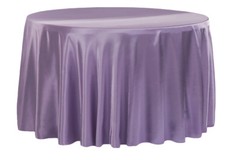 9 PACKS Round SATIN 108″ inch Tablecloth WEDDING 25 COLOR table cover USA SALE