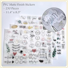Guest Book Set W/ Diamond Pen & Stickers Weddings Baby Showers Parties New