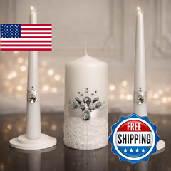 Magik Life Unity Candle Set – 6 Two 10 Taper Burning Unity For Marriage In Usa