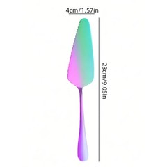 Multi color Food Grade Stainless Steel Cake Pizza Server for Home Kitchen Baking