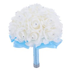 Simulated Rose Bouquet Wedding Flowers for Bride Bridal Bouquets