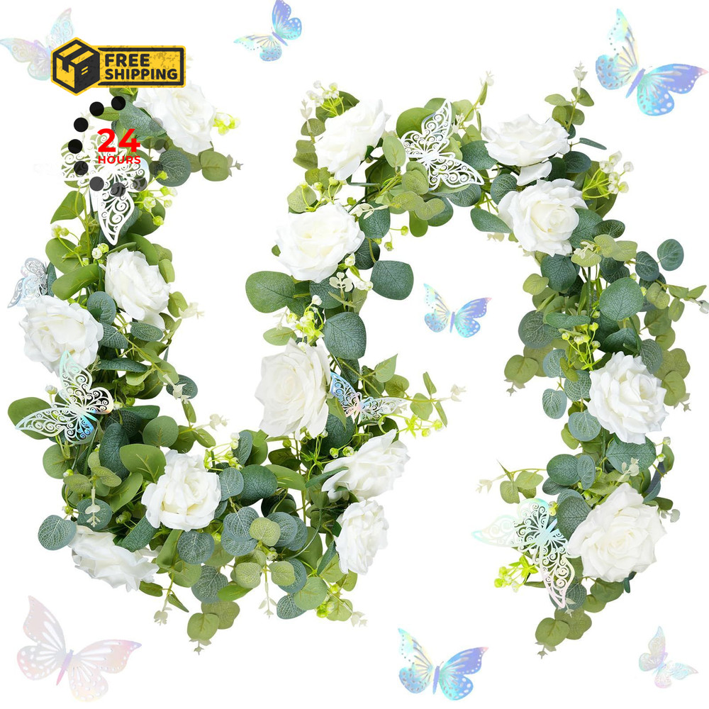 Biutee 2PCS 13Ft Depth: 12.17 ft, Width: 0.98 Height: White