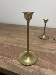 Vintage brass candle holder set of 3 home decor holiday Taiwan classic