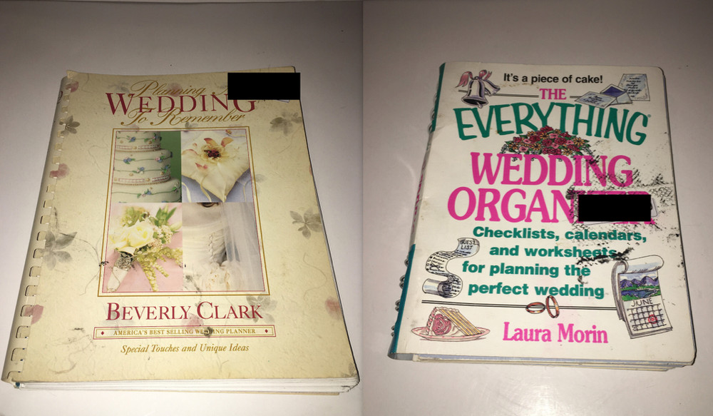 2 Wedding Event Planning Organizer Books