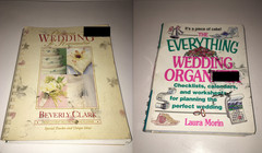 2 Wedding Event Planning Organizer Books