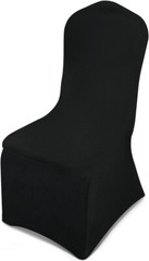 10 Black Spandex Chair Cover Stretch Fit Wedding Reception Party Banquet Decor