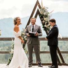 Set of 2 Wooden Wedding Arches Outdoor Indoor Held Wedding Boho Bridal Backdrop