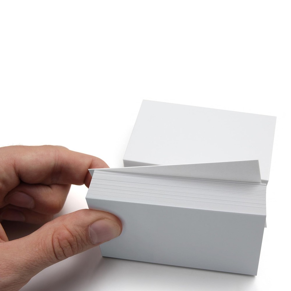 YIXUNHL 100 Sheets blank cardstock 2 x 3.5 In Heavy 2X3.5 Inches, White
