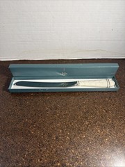 Vintage Lenox Cake Knife Wedding Promises Collection Floral Design Handle Box