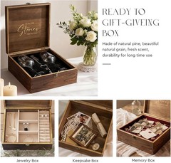 Mr and Mrs Wine Glasses Wedding Gifts for Couples 2026, Engagement Gift for N…