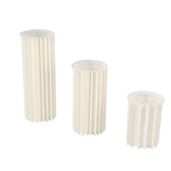 Set of 3 Elegant Bulk Weddings Decoration Table Cylinder Centerpiece Cake Stand