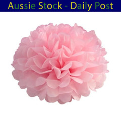 Pom Poms Tissue Paper Pompoms Wedding Baby Shower Birthday Party 6″-10″ 5pcs