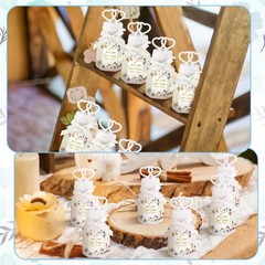 150 Pcs Wildflower Wedding Bubbles Bulk with Bubble Solution Wedding Mini Bub…