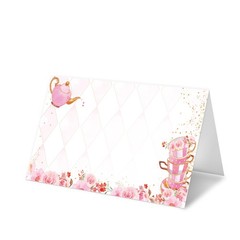 Blank Fill In Tea Party Table Place Cards Wedding Shower Birthday Decor 25 PCS