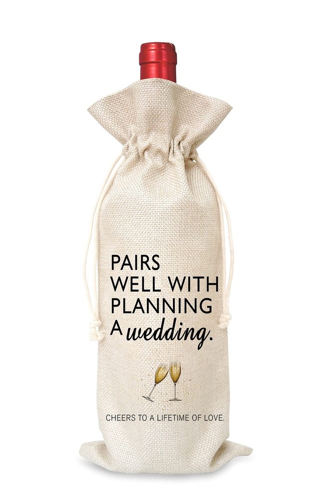 Wine Bag Wedding Gift for Mr and Mrs – Engagement Gift J14