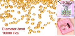 10000Pcs Wedding Table Scatter Confetti for Crafts (Light Coffee, 3mm)
