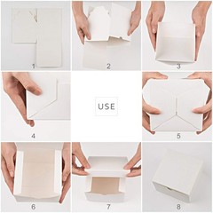 Mesha 6x6x4» White Gift Boxes, 50 Pack Easy Assemble Bridesmaid Proposal Box…
