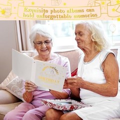 50th Birthday DIY Photo Album with Writing Message 4×6 Inch Photos 140 Photos
